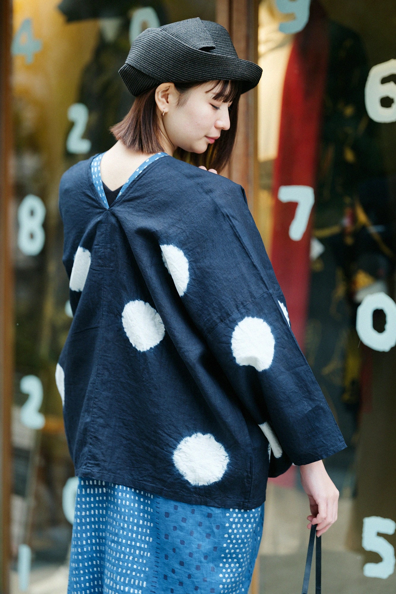 [Versand voraussichtlich um den 3. März] Kinkiyo Shibori Linen Hatsuki/Mizutamai (Mizutamai), Nubairo x Tsukumo