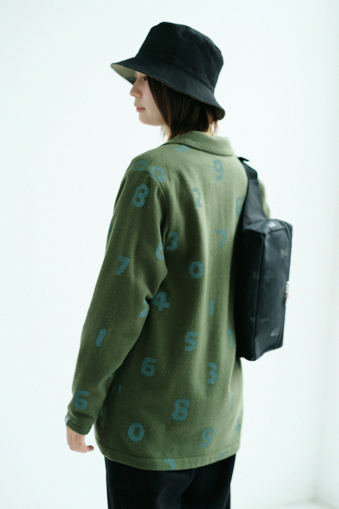 CORDURA® Combat Wool Cardigan with Collar／SO-SU-U Moss Green 