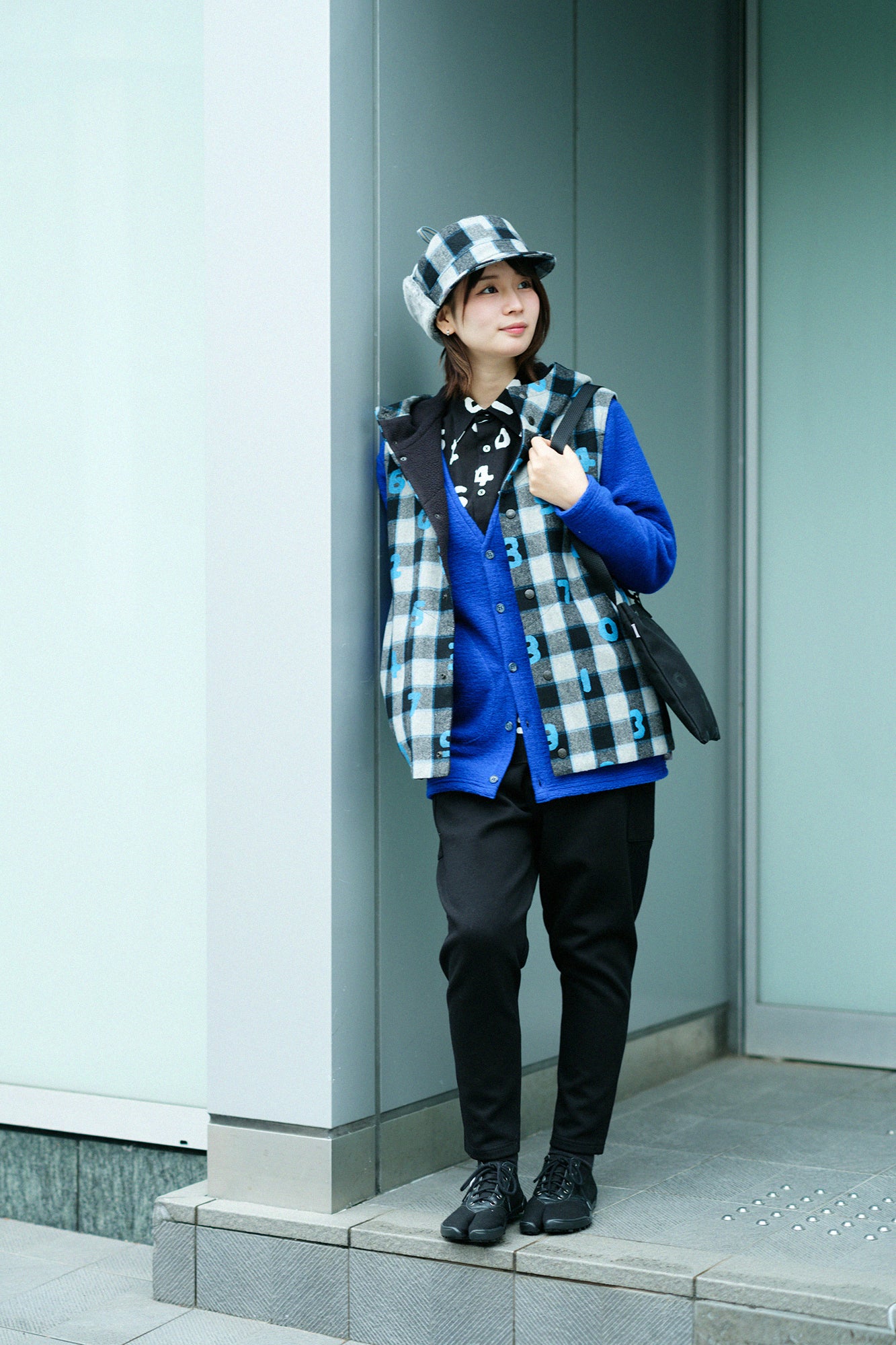 Chizimi Cotton 20/20 Shirt／SO-SU-U Kon Black