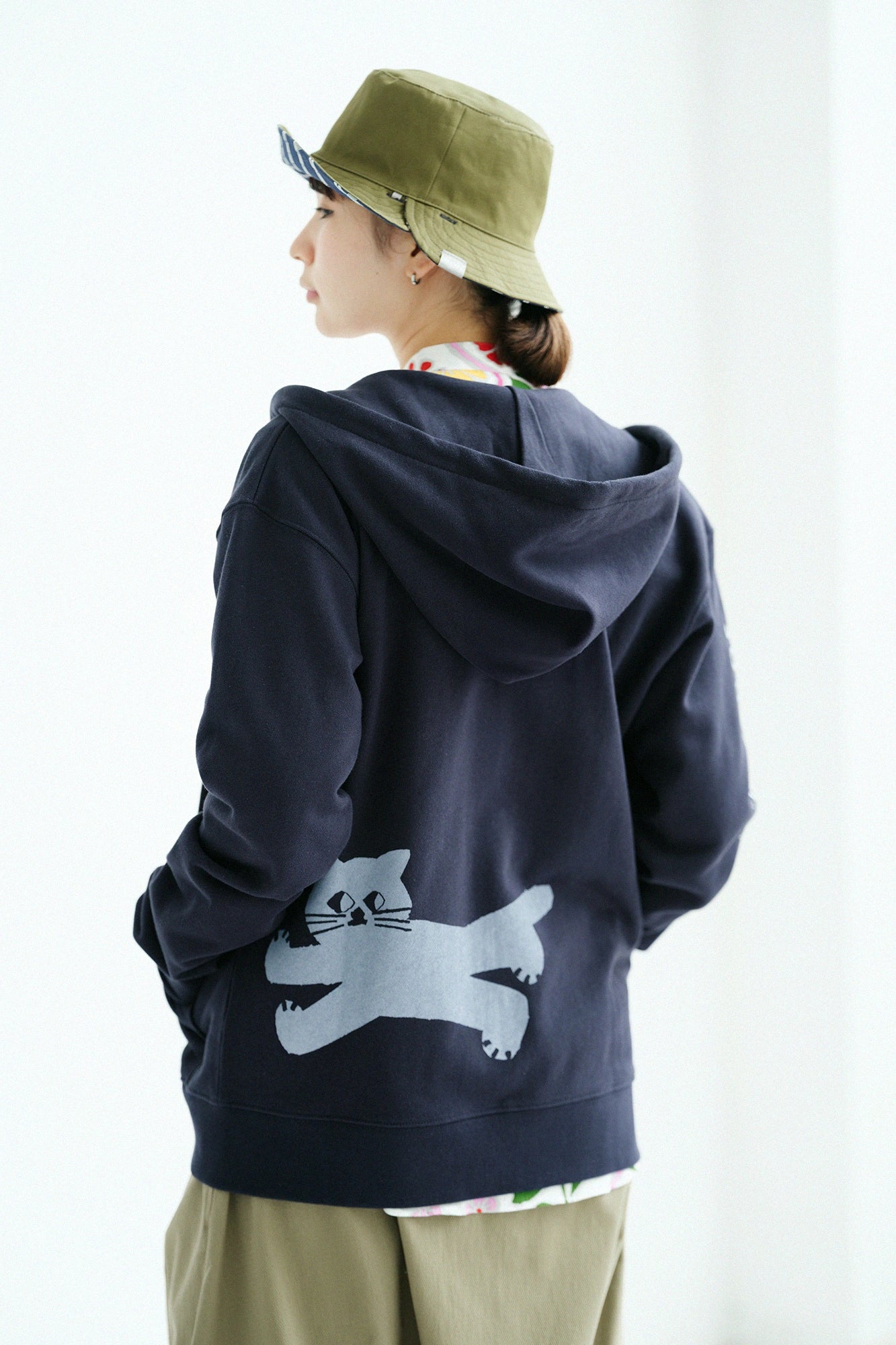 Deportale ZIP UP Sweatshirt Parka [9.7]/Dunkelmarine