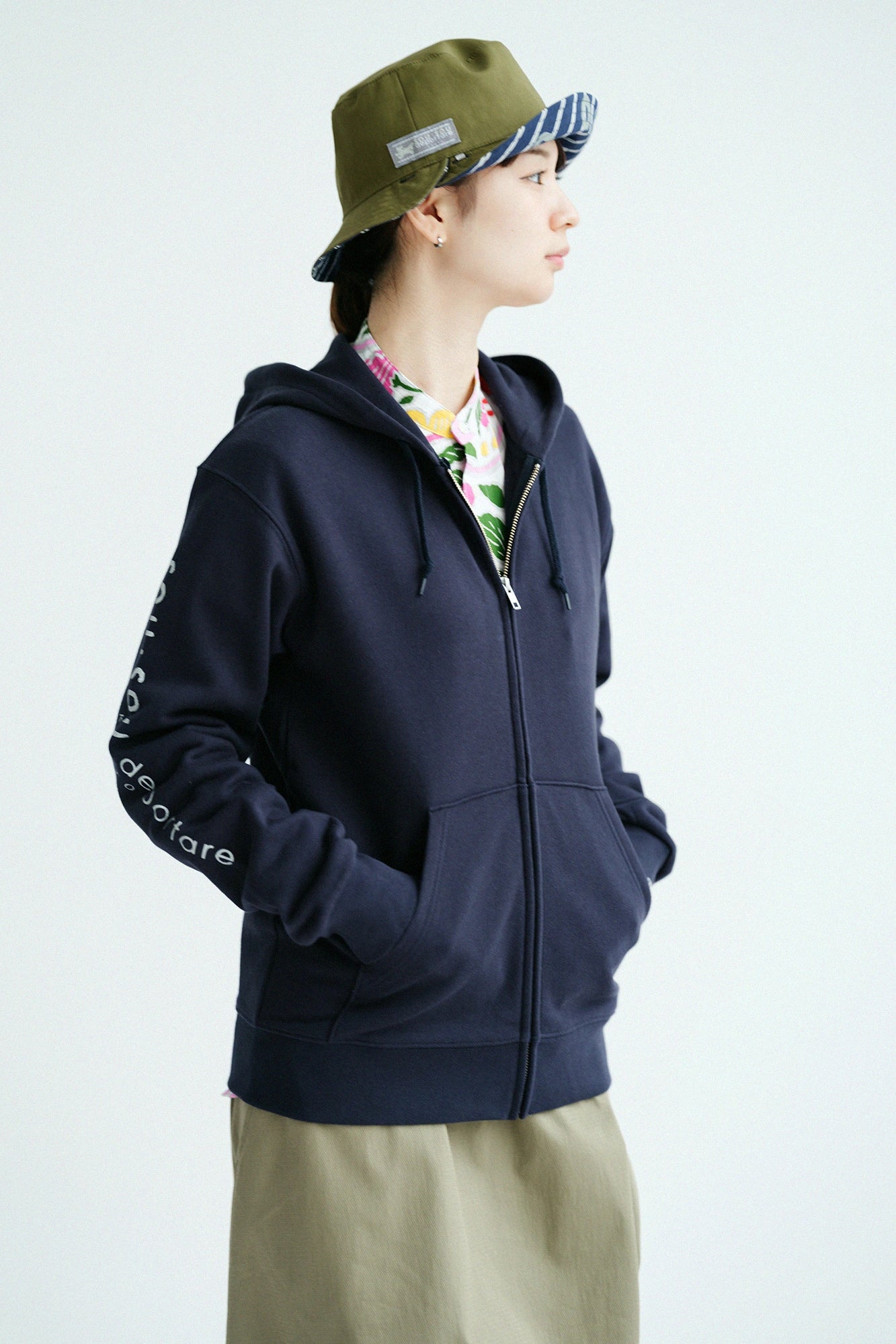 Deportale ZIP UP Sweatshirt Parka [9.7]/Dunkelmarine