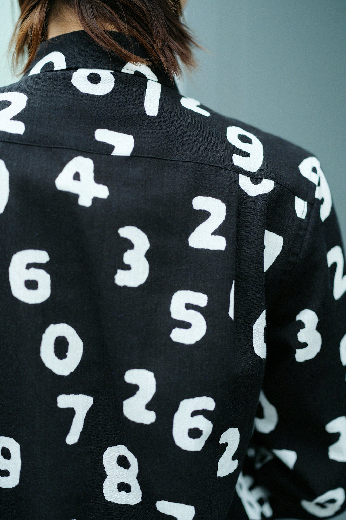 Chizimi Cotton 20/20 Shirt／SO-SU-U Kon Black