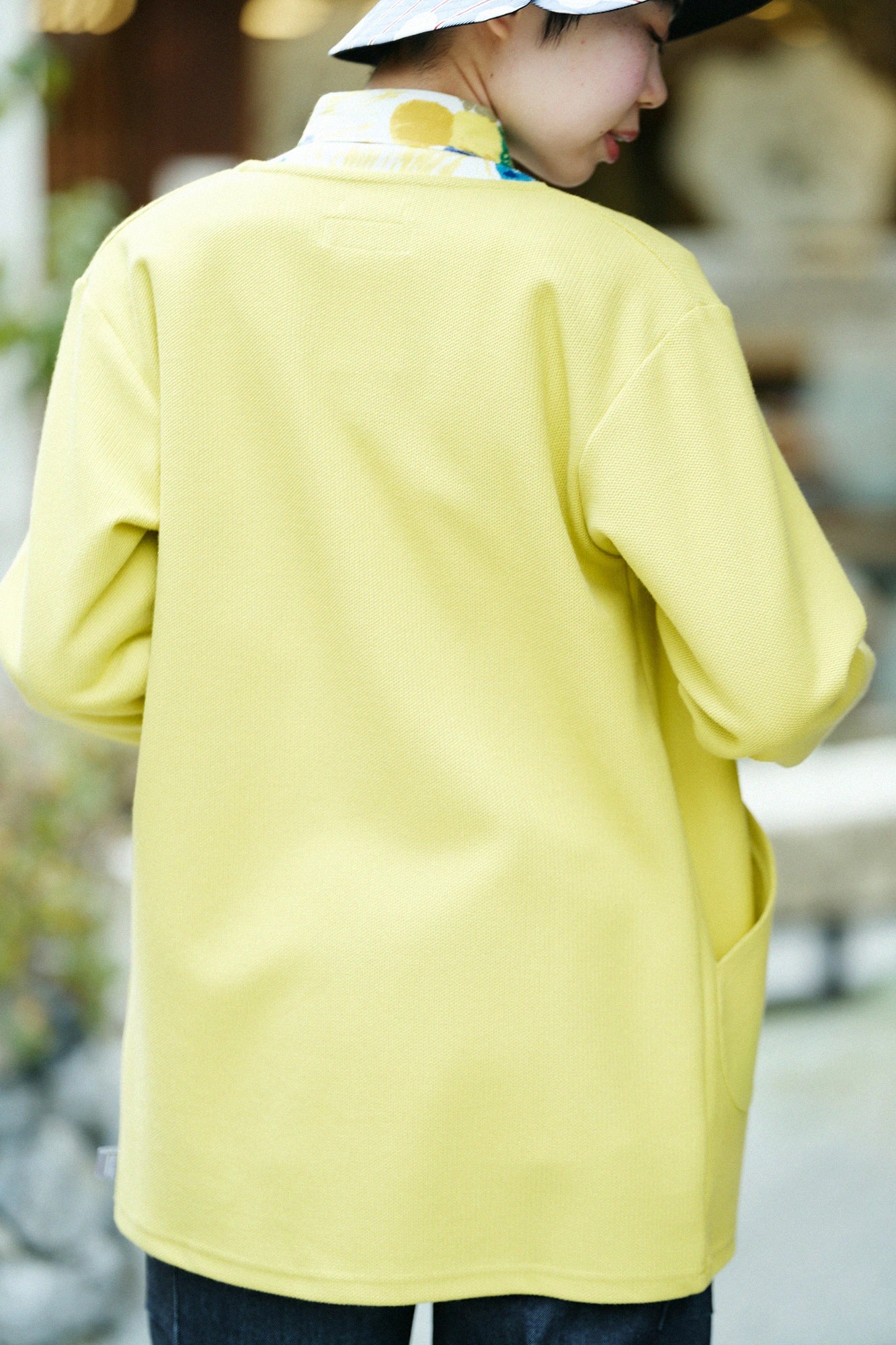 【3月10日頃発送予定】【net限定】カノコニット Vネック カーディガン／イエロー