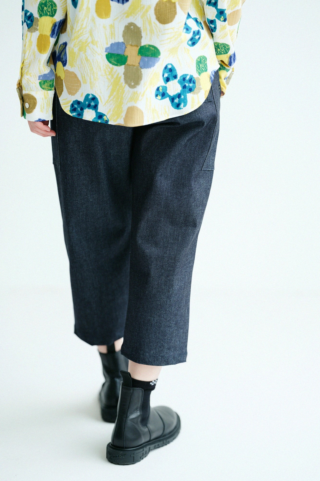 【3月10日頃発送予定】ハイストレッチデニム BIKEすててこ／インディゴ