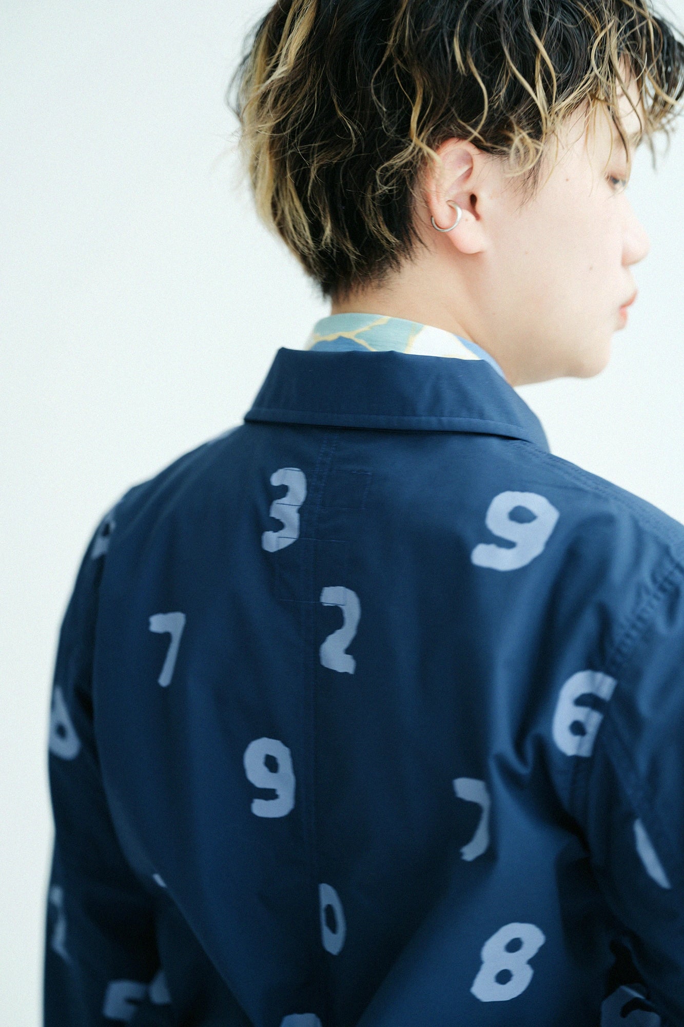 [Versand voraussichtlich um den 10. März herum] Cargojacke aus hochdichtem Schreibmaschinenstoff/MarineblauSO-SU-U