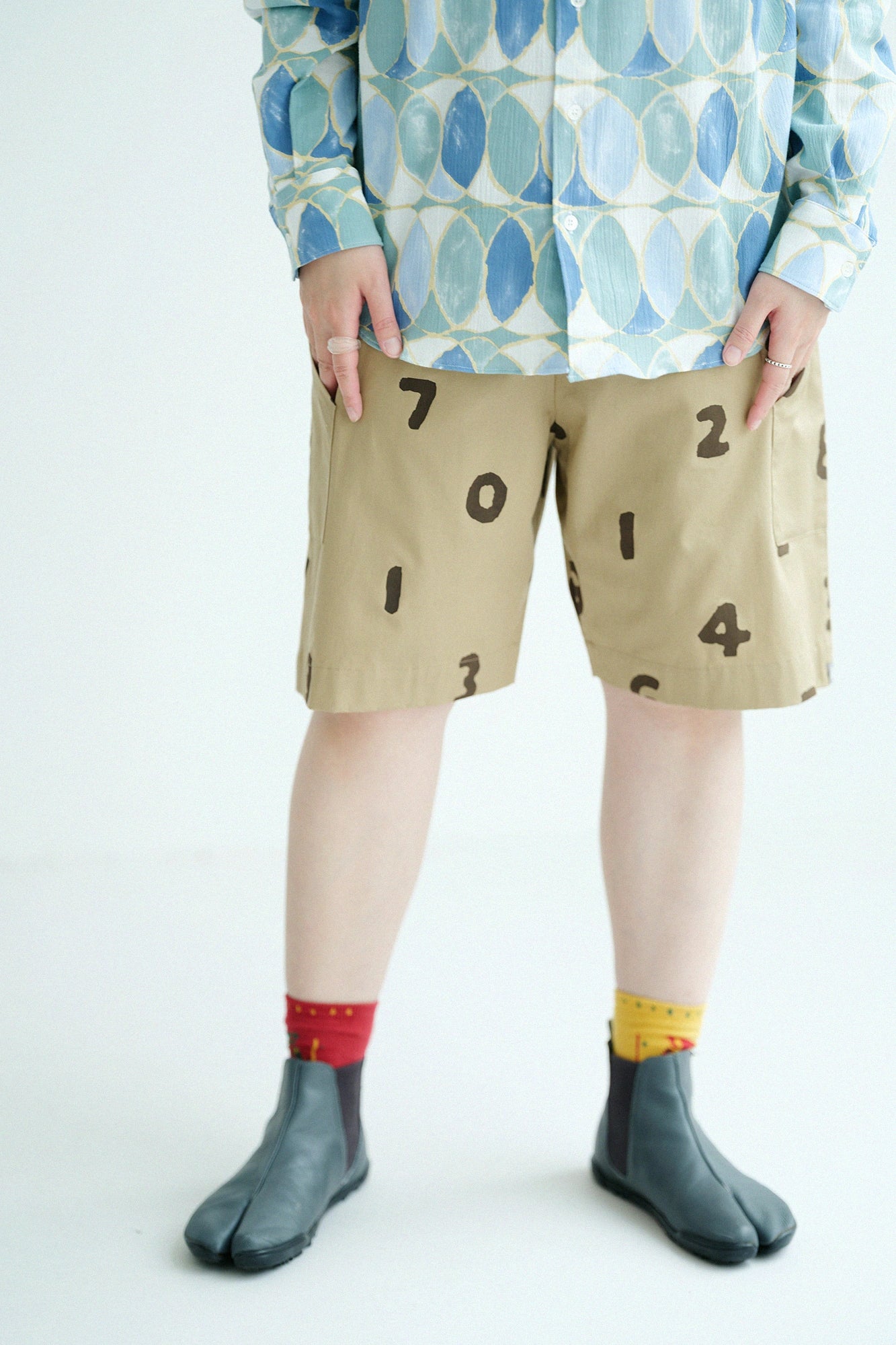 【3월 10일경 발송 예정】크렌제(R) 타월 BIKE 반바지／SO-SU-U 베이지 