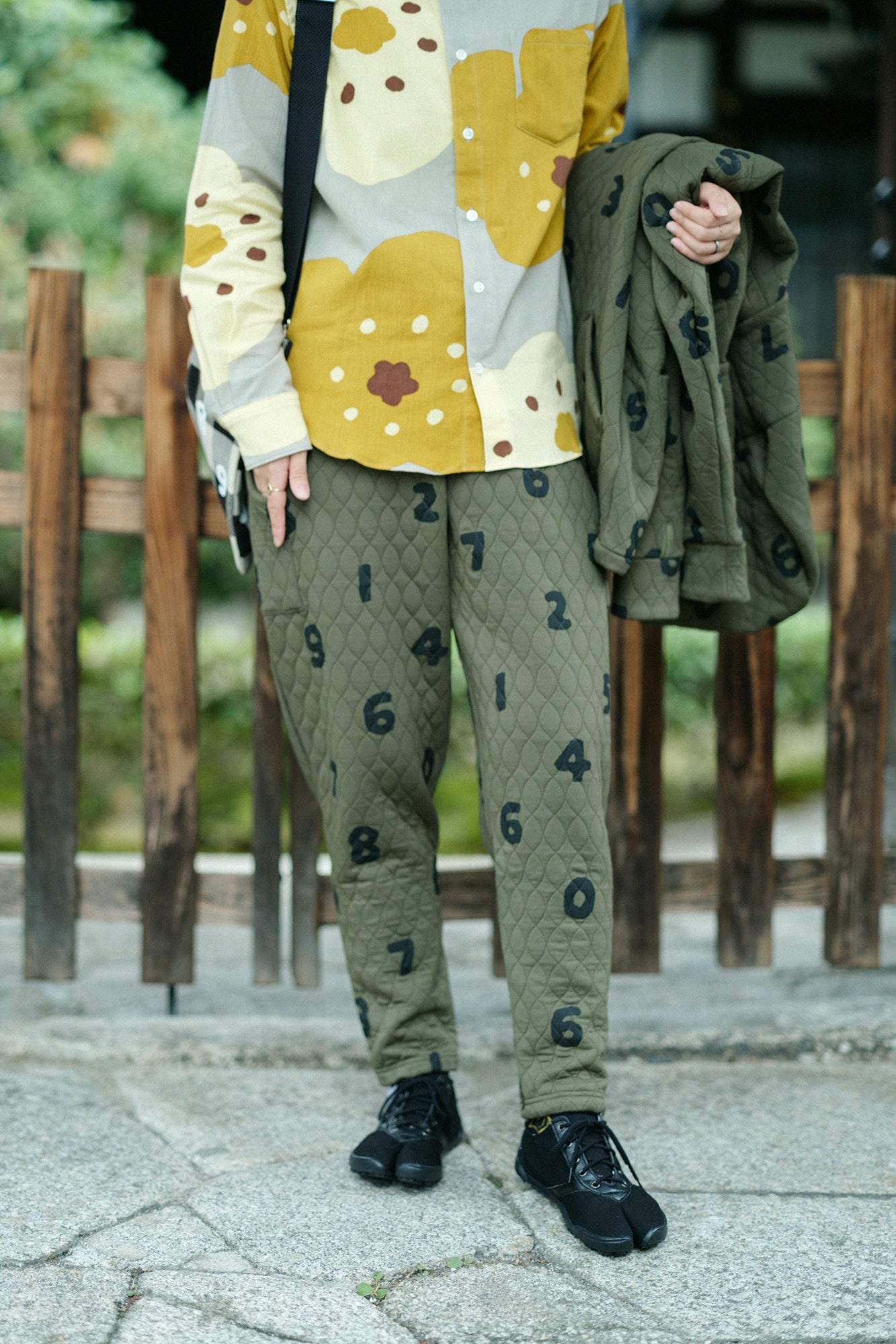 Quilted Jacquard BIKE Jodhpur／SO-SU-U Khaki 