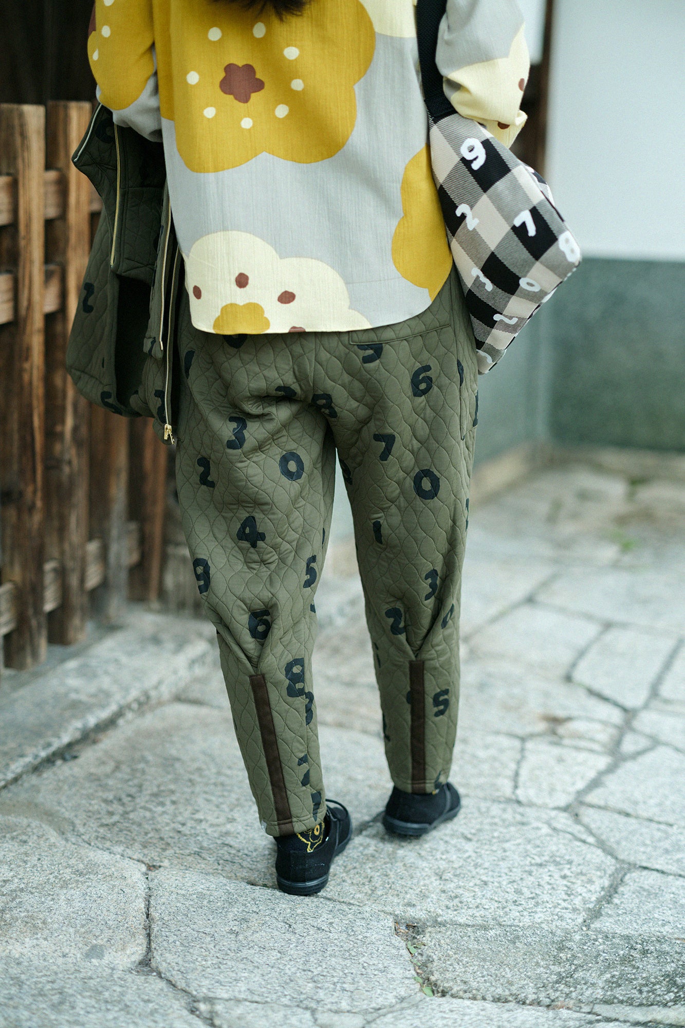 Quilted Jacquard BIKE Jodhpur／SO-SU-U Khaki 