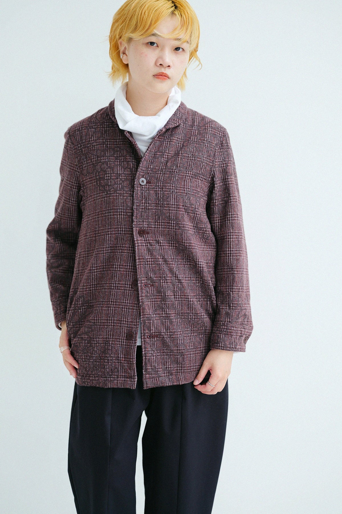'身長：'162cm,'着用サイズ：'S,'※洗濯後寸法のものを着用'
