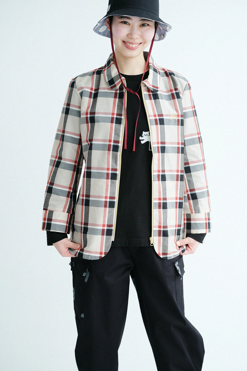 Jacke mit Reißverschluss und Kragen