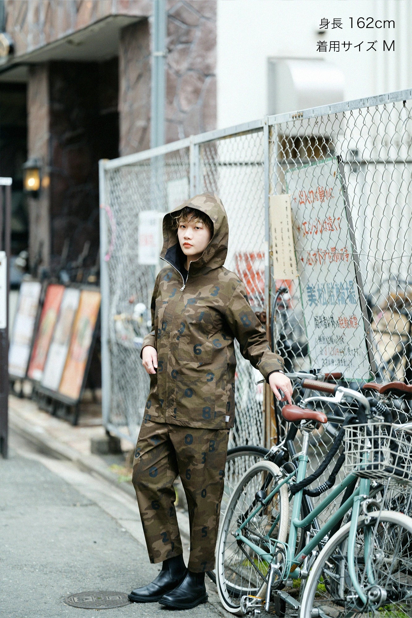 【3月10日頃発送予定】ダンプルーフ BIKEすててこ／camo SO-SU-U ダークオリーブ