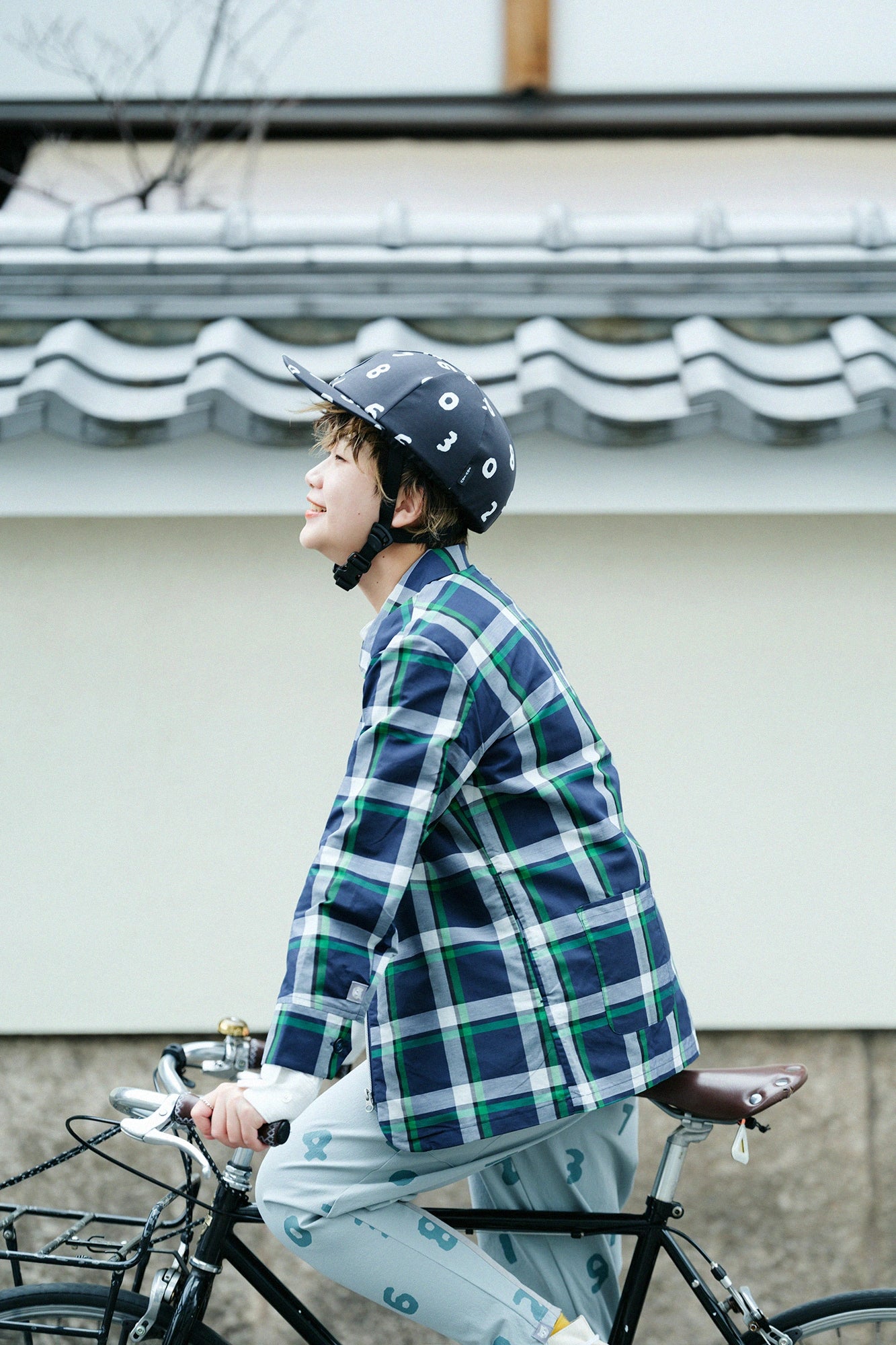 【3월 10일경 발송 예정】SOU・SOU×직물 캡형 헬멧／SO-SU-U 