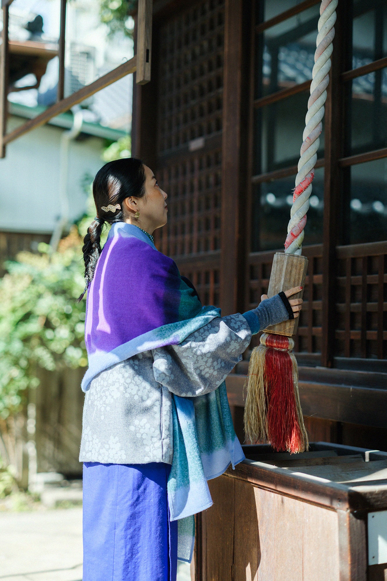 [预约]SOU・SOU× 日向 20 层（Hatae）/浅蓝色老鼠（Mizuiro Nezu）× 鸢尾花（shobu-iro）（*预定 11 月 25 日左右发货）