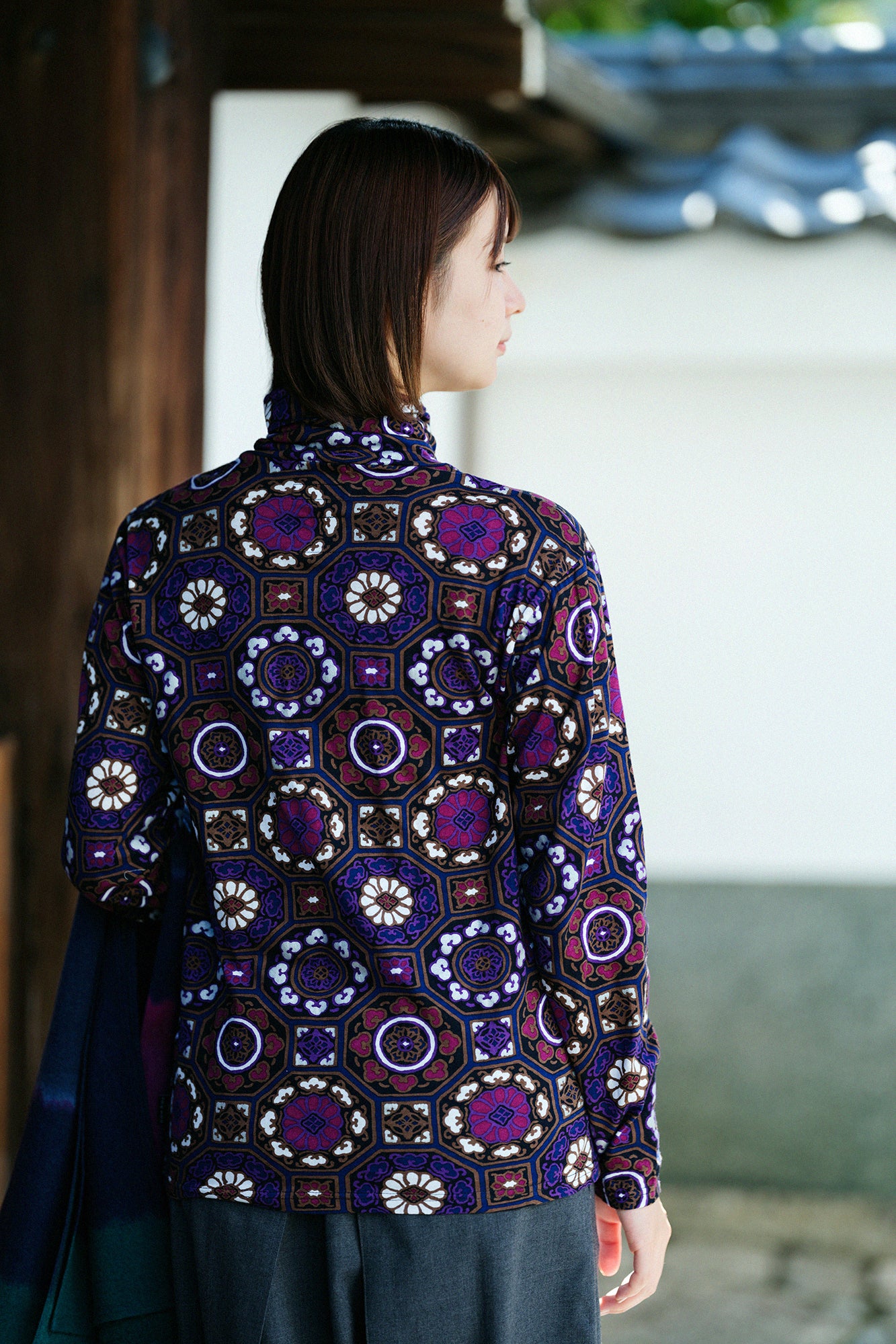 Turtle Neck Shirt / Gorgeous Dark Purple