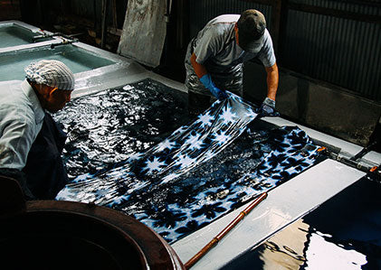 Arimatsu Narumi Tie-dye Handkerchief Marimomen Cotton