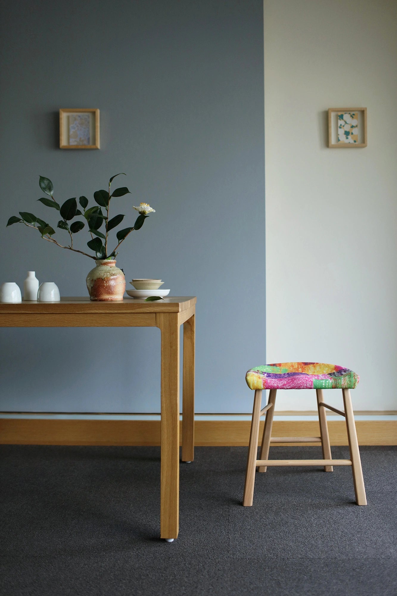 [Expédié dans 1-3 mois] SOU・SOU×Coccole Craftool tabouret/clap bois couleur pin de mer