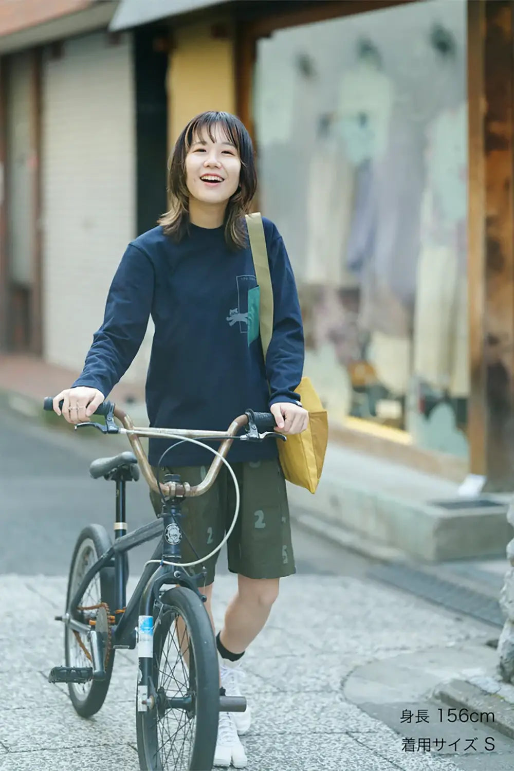크렌제(R) 타월 BIKE 반바지／SO-SU-U 올리브 그린 