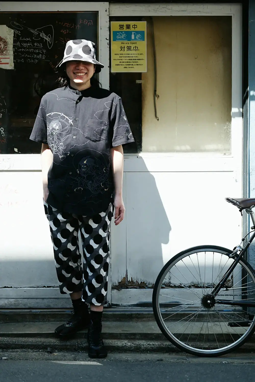 스트레치 트윌 BIKESteteco / KPD 옴브레 그레이