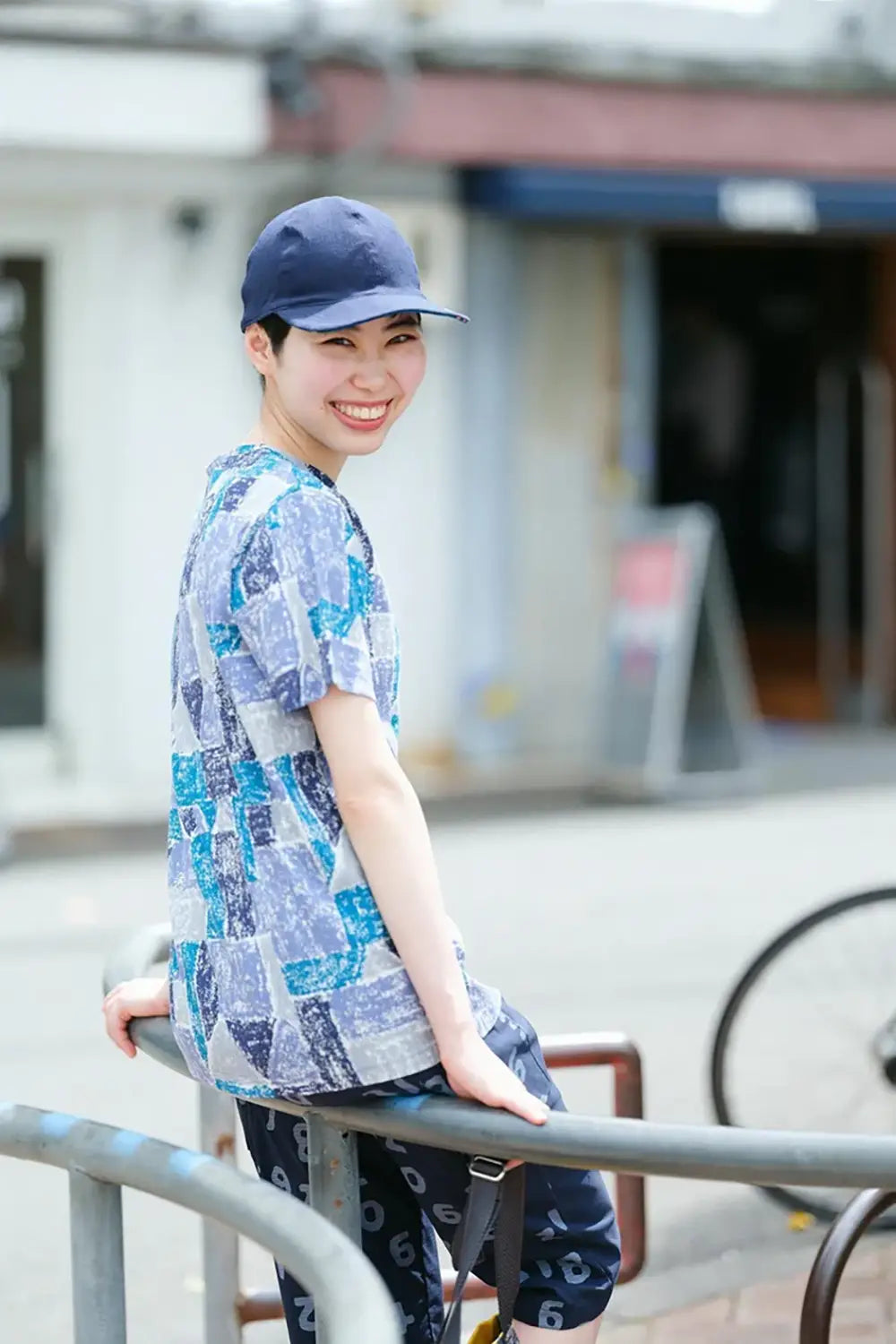 타카시마치지미 40/40 반팔T셔츠/삼나무 집 
