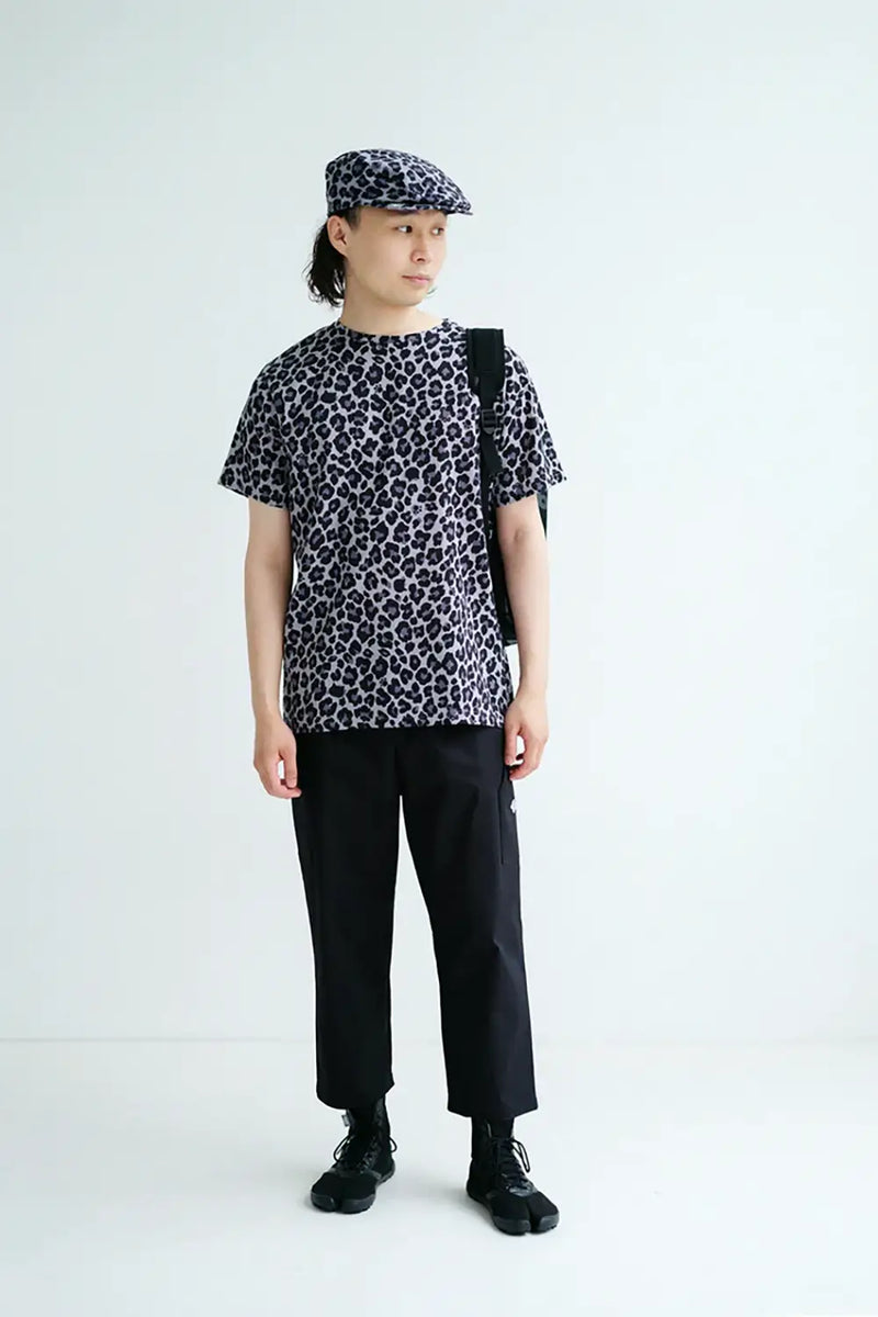 타카시마치지미 40/40 반팔T셔츠/depo leopard Midnight 