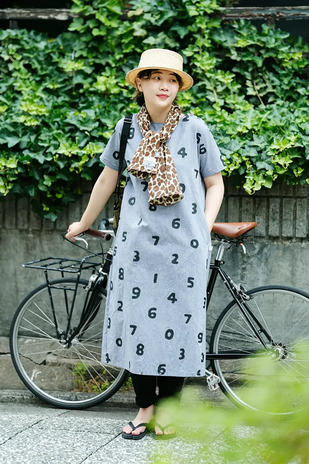 【6月30日頃発送予定】40単 オックスフォード BIKEワンピース／SO-SU-U