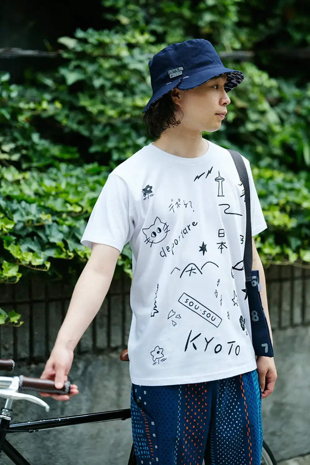 【6月30日頃発送予定】depo 乱描画（らんびょうが） 半袖Tシャツ[5.0]／ホワイト