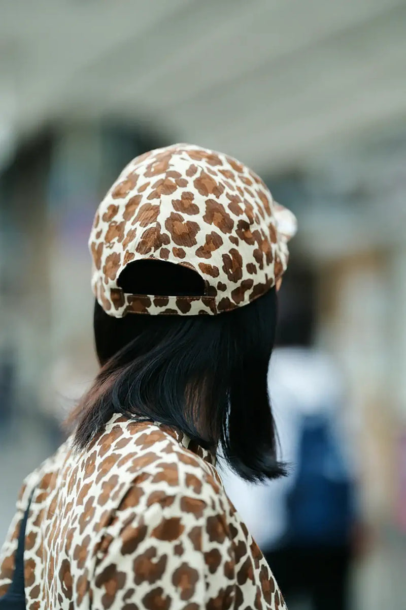 【6月30日頃発送予定】高島縮 20/20 リバーシブル キャップ／depo leopard Daylight