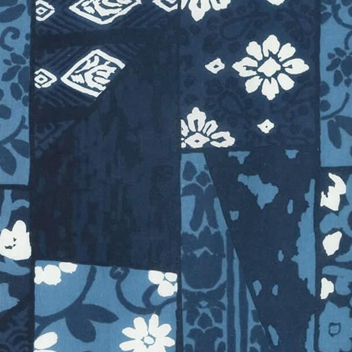 SOU・SOU　四角衣　藤田染苑　藍捺染 SOU・SOU 四角衣 藤田染苑 藍捺染