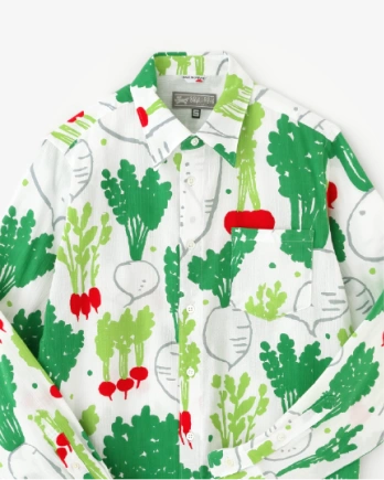 高島縮 20/20 シャツ