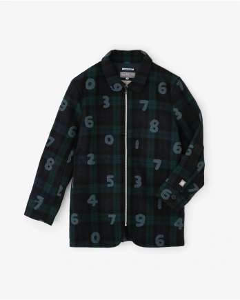 옷깃이 있는 ZIP UP 재킷