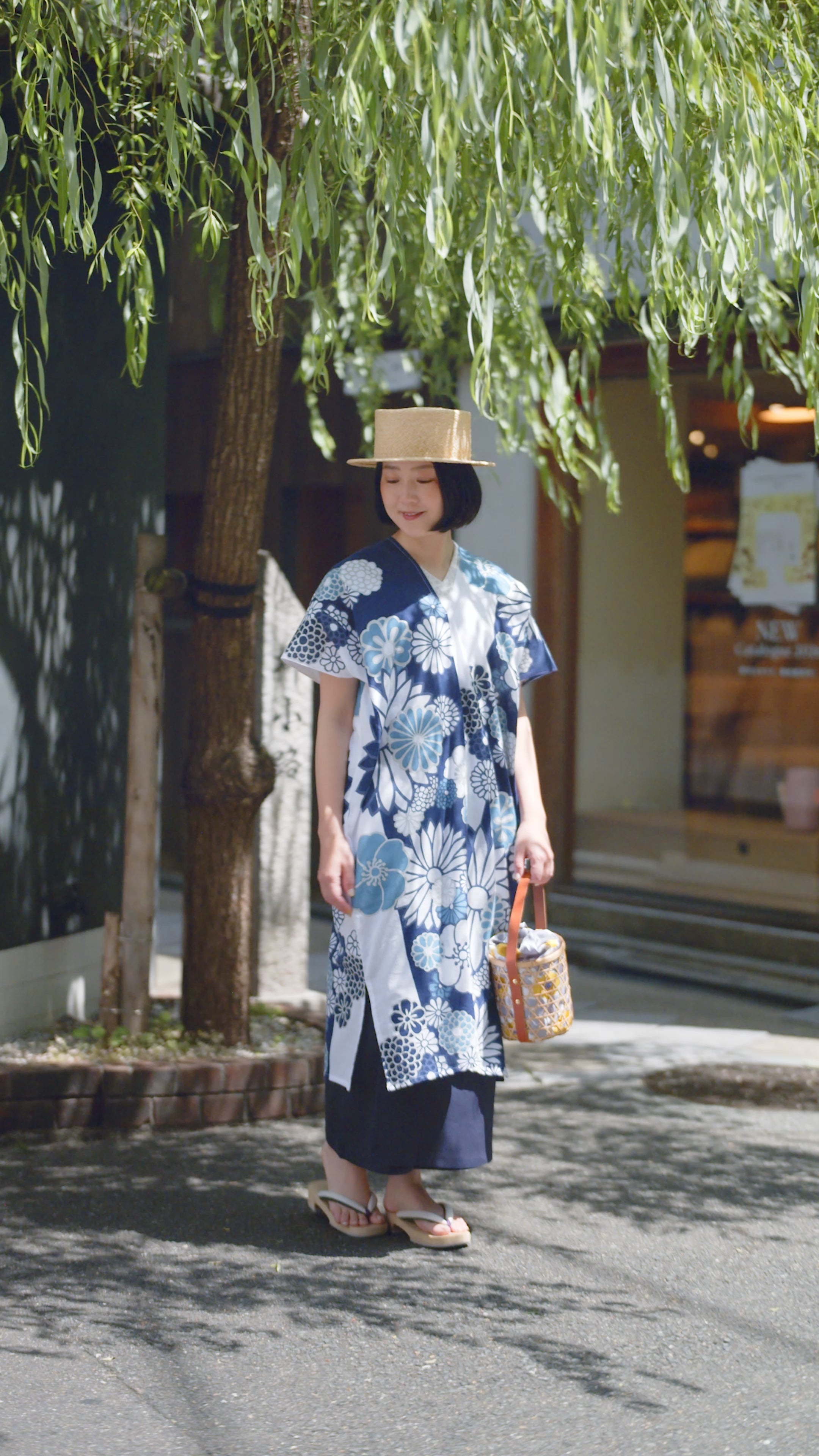 伊勢木綿 文（ぶん） 長方形衣（ちょうほうけい） 二つ身（ふたつみ