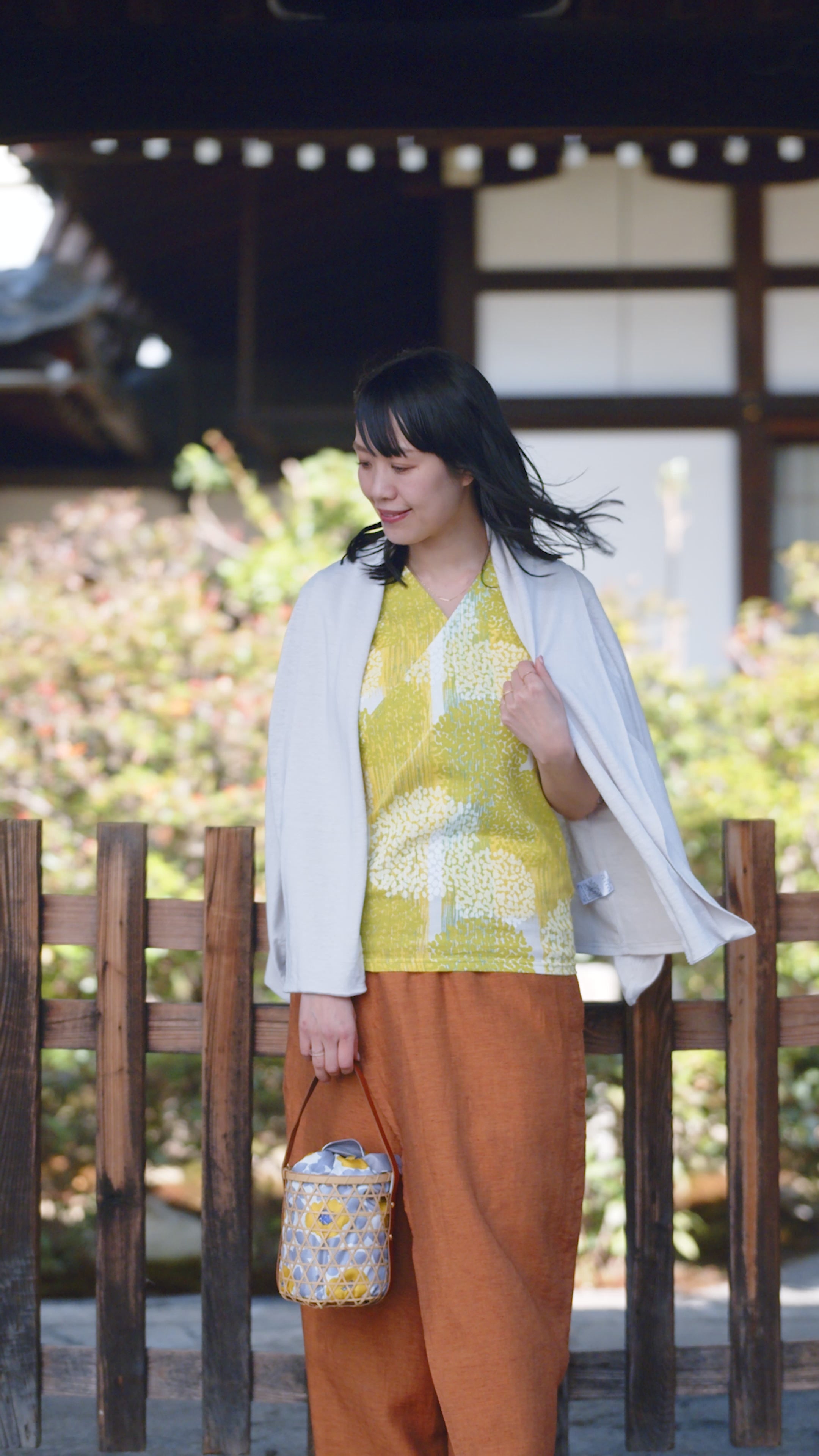 高島縮 40/40 抜衿ジバン／紫紺色（しこんいろ）