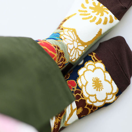 Round Toe Tabi Socks 【Mid-calf】