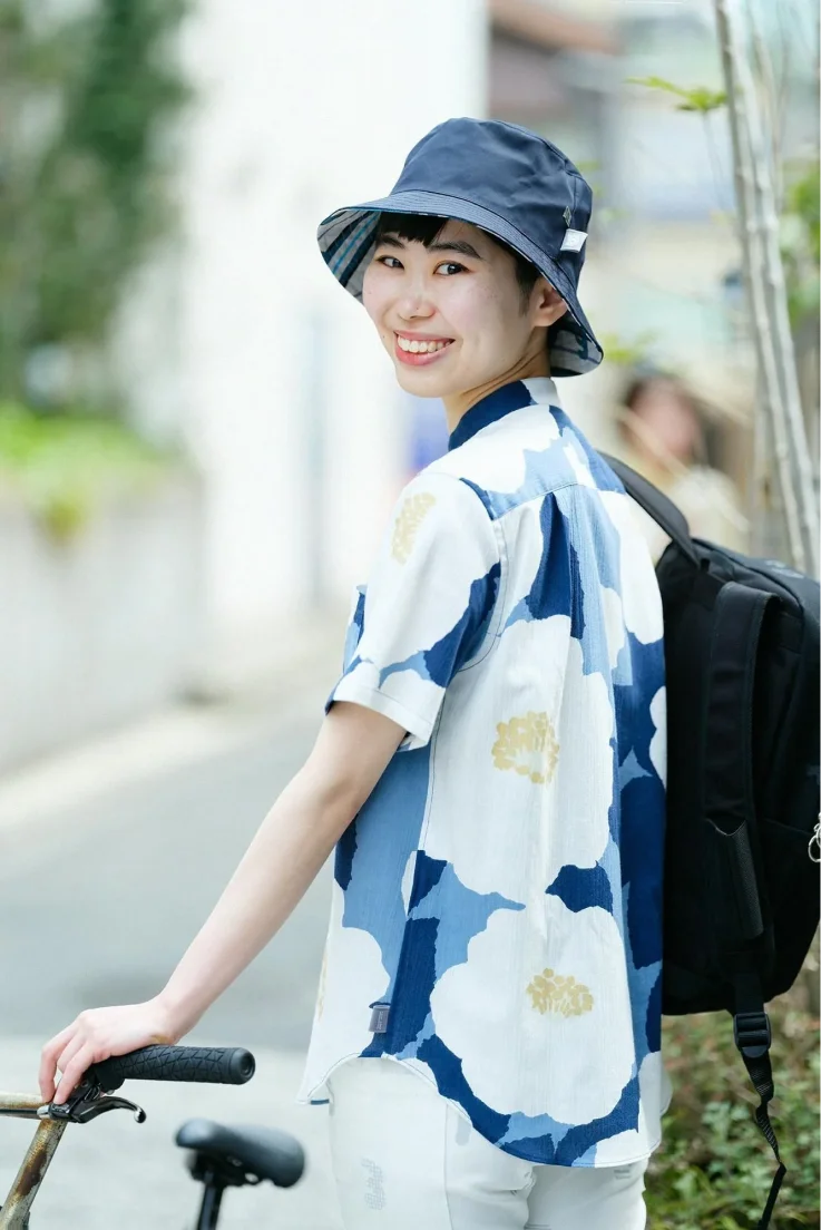 高島縮の服
