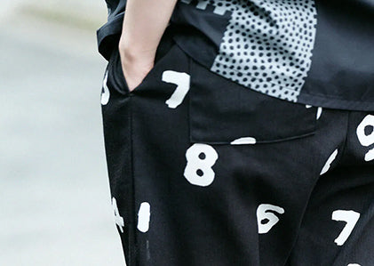 SOUSOU 高島縮 イージーテーパードパンツ 高島縮 20/20 イージー