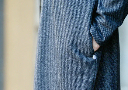 Vネック ライトコート（秋冬）