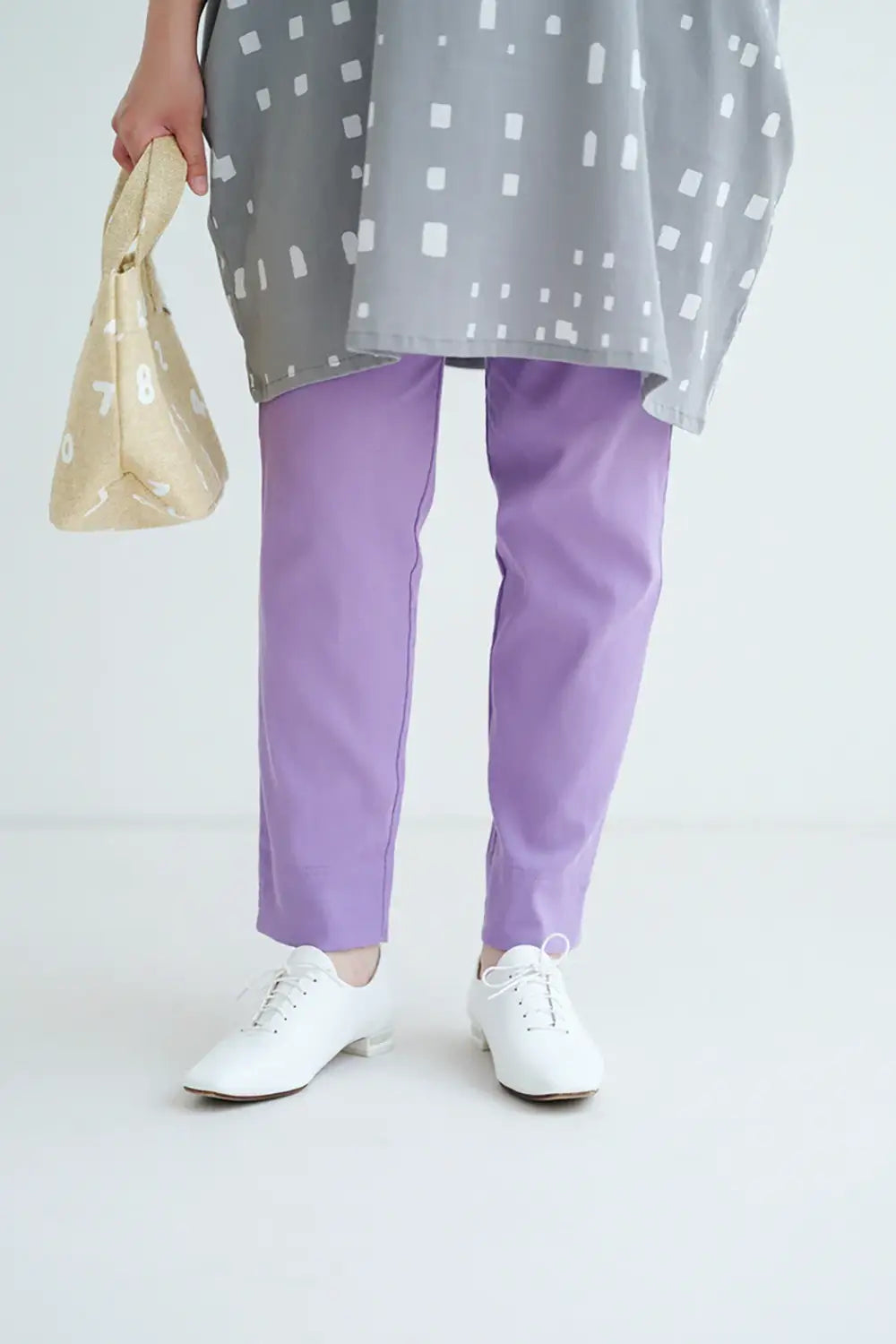 타카시마치지미 40/40 레깅스 팬츠／후지무라사키(후지무라사키) 