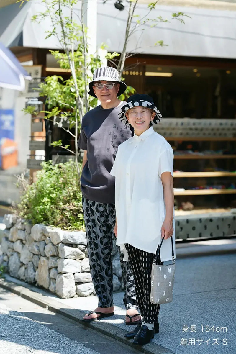【7月7日頃発送予定】【net限定】高島縮 20/20 イージーテーパードパンツ／箱（はこ）