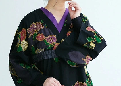 【Pre-order】Muslin Wool Kimono Dress